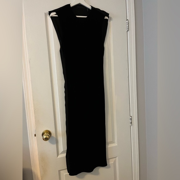 Helmut Lang Velvet Midi Dress - Picture 3 of 10